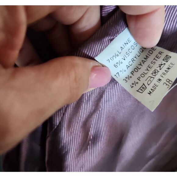 Kristina Popovitch Multicolor Tweed Women's Blazer With Matching Skirt - Picture 9 of 9